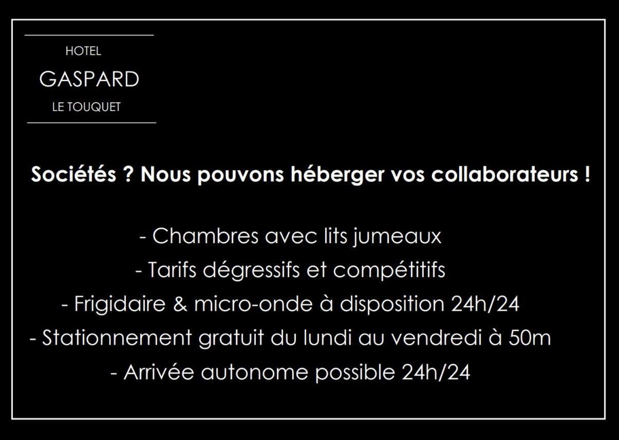 Hotel Gaspard Le Touquet 외부 사진